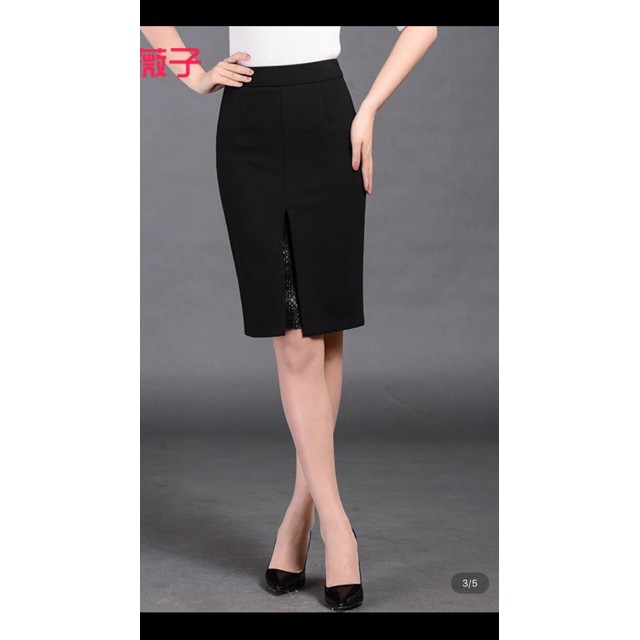 Chân váy sẻ đùi mix ren cực sang trọng | BigBuy360 - bigbuy360.vn