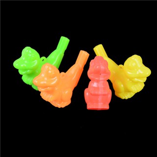 2pcs Cartoon Dinosaur Instrument Water Whistle Kids Educational Toys X-mas Gifts