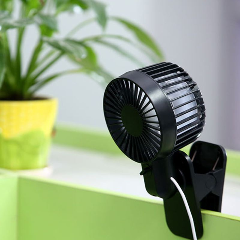 Quạt Điện Để Bàn Cổng Sạc USB Hai Cánh Có Thể Điều Chỉnh