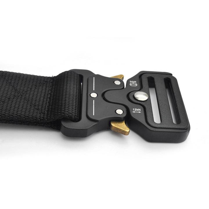 Dây Lưng Dù Quân Đội Khoá Bấm KT 3.8cm X 125cm -Thắt Lưng Nam Vải Dù Chắc Chắn - Nịt Vải Dù An Toàn Chịu Lực Tải 240kg