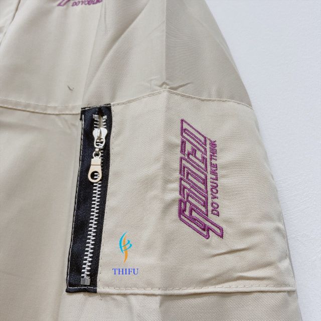 Áo khoác kaki nam nữ unisex form rộng phối màu GOODI | BigBuy360 - bigbuy360.vn