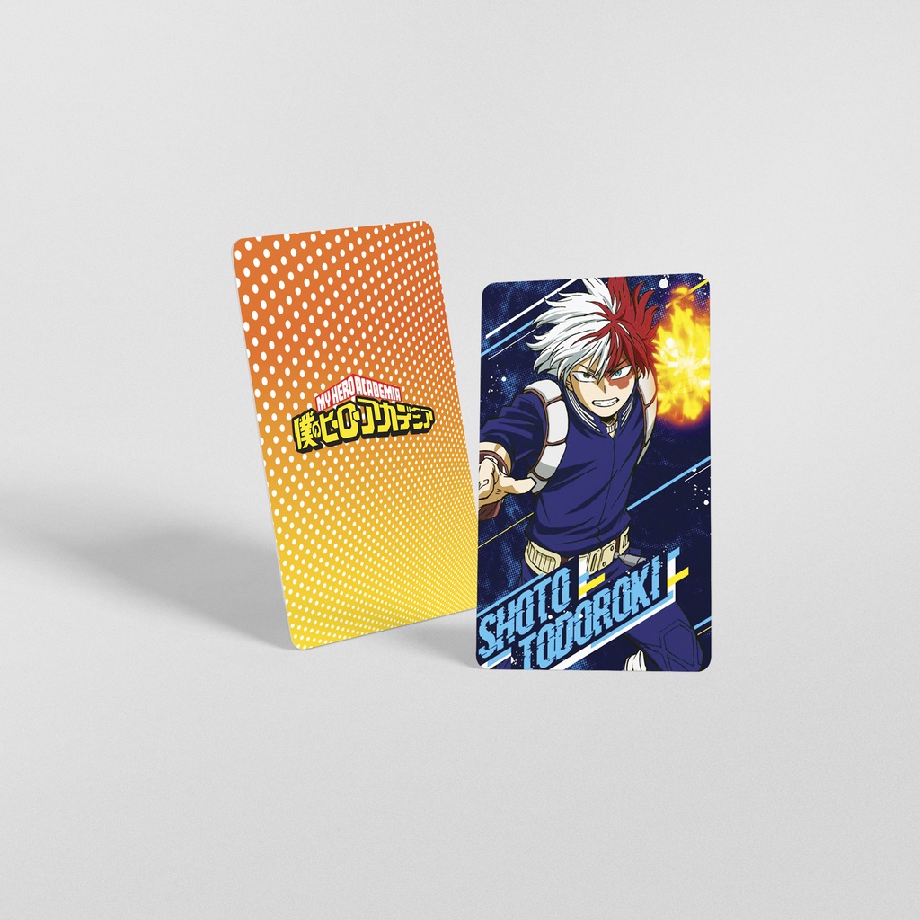 Thẻ My Hero Academia Bo Góc 9x5.4 Giấy Couche