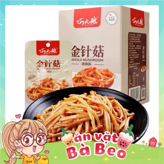 Nấm kim châm sốt cay - siêu ngon 1 hộp 20 gói