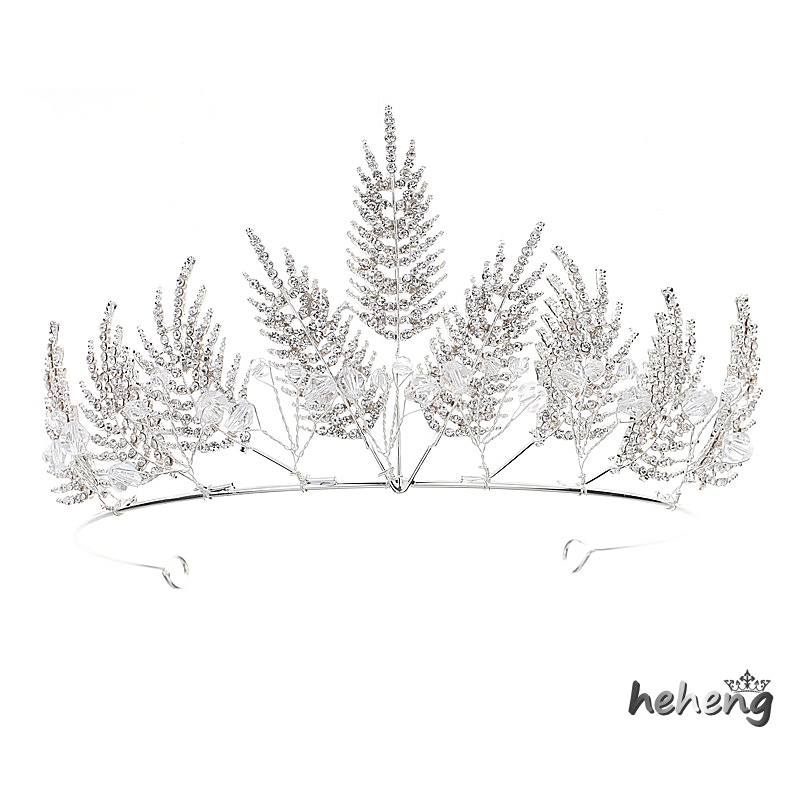 Băng Đô Cài Tóc Hình Cành Cây Đính Ngọc Trai Thời Trang Mới 2018 Cho Cô Dâu