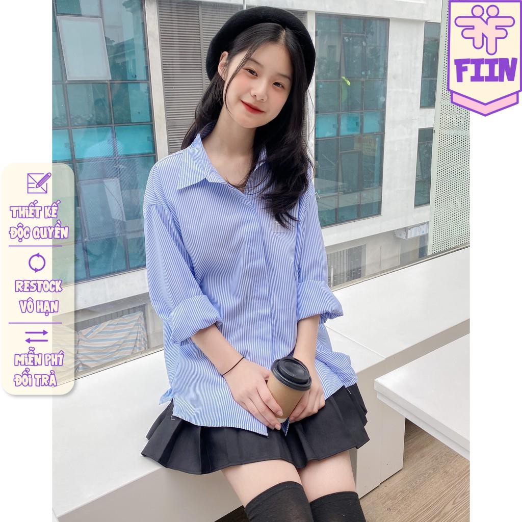 Áo Sơ mi nữ dài tay FIINTASY ENT.666 phong cách Ulzzang Unisex - Made by Fiin store