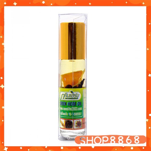 Dầu lăn sâm GREEN HERB OIL Thái Lan - shop8868