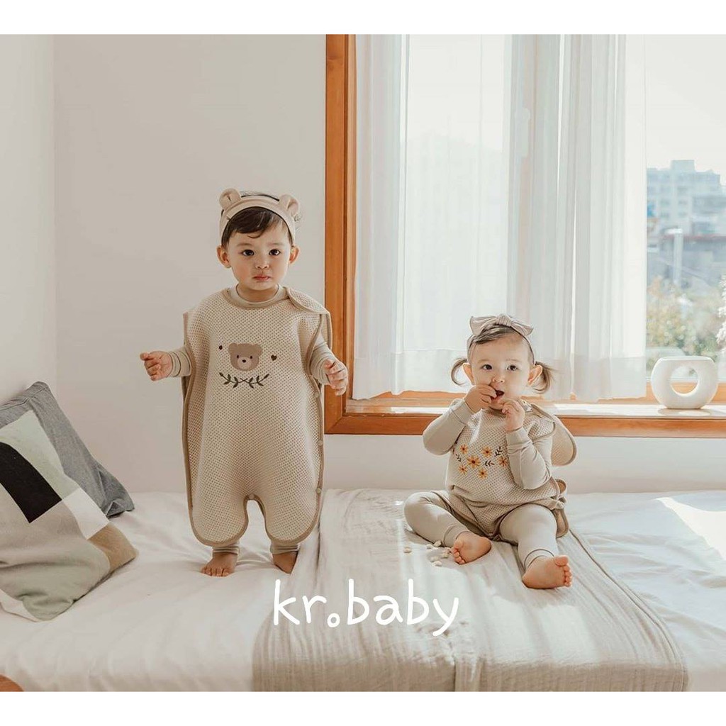 TÚI NGỦ ORGANIC THÊU 3D MADE IN KOREA