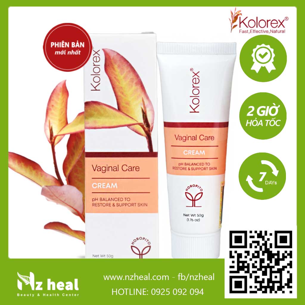 [Hỏa tốc] Kem Thoa Vùng Kín Kolorex Vaginal Cream 50g