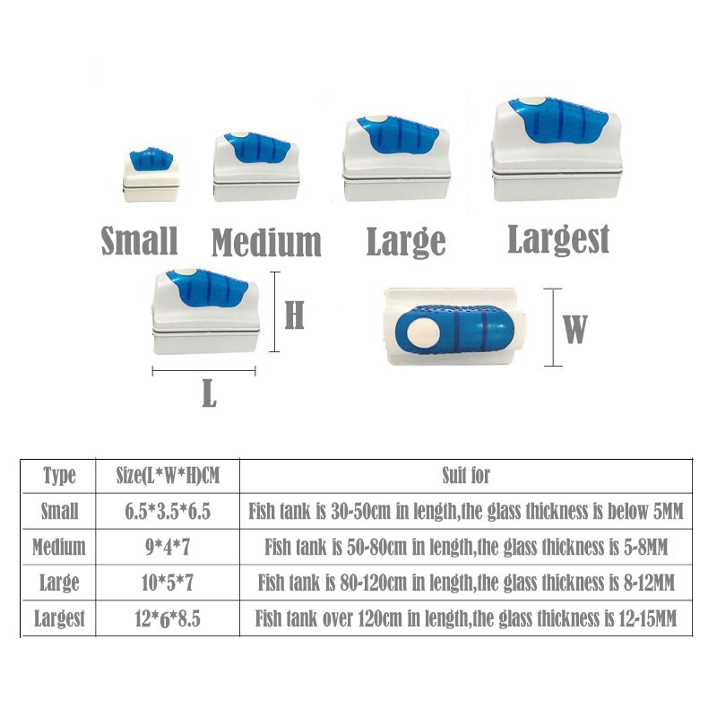 Dụng cụ vệ sinh bể cá có nam châm tiện lợi dễ sử dụng