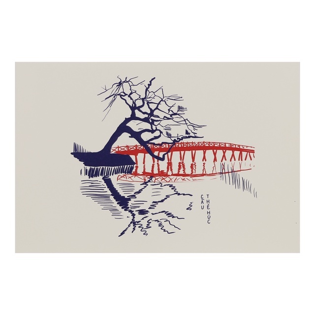 Bộ 7 bưu thiếp postcard Hanoia chủ đề TẢN MẠN HN O19PC0100000