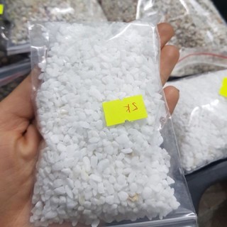 Đá sỏi trắng trang trí bể cá, chậu cây cảnh