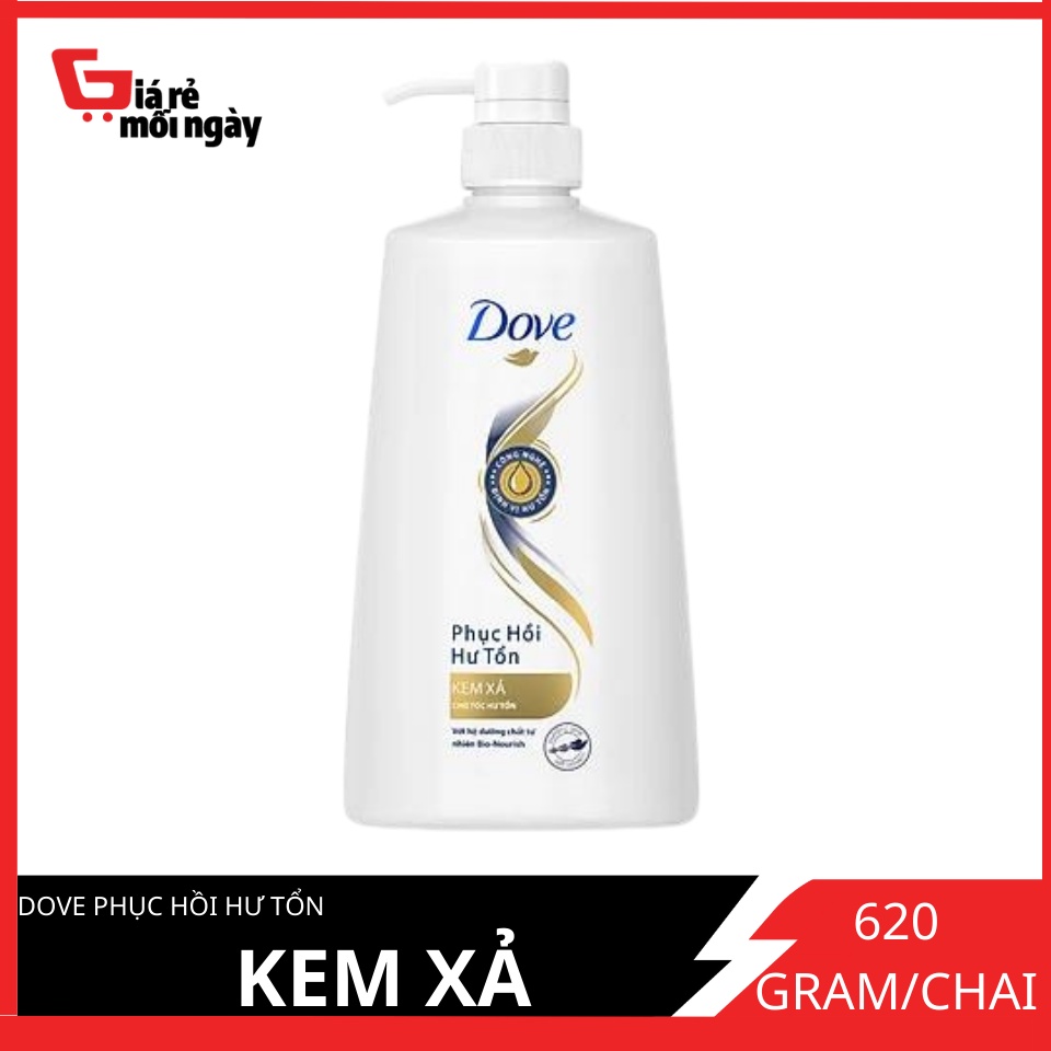 Kem xả Dove Phục hồi Hư tổn 620g
