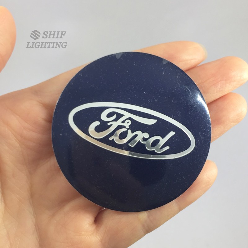 Bộ 4 miếng dán bánh xe dạng logo 56mm cho xe Ford