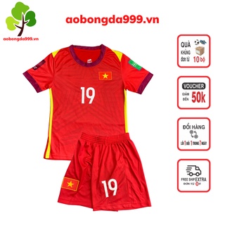 Áo quần đá bóng trẻ em áo đá banh đội tuyển Việt Nam 13 - 45kg đầy đủ các màu mới nhất -aobongda999.vn
