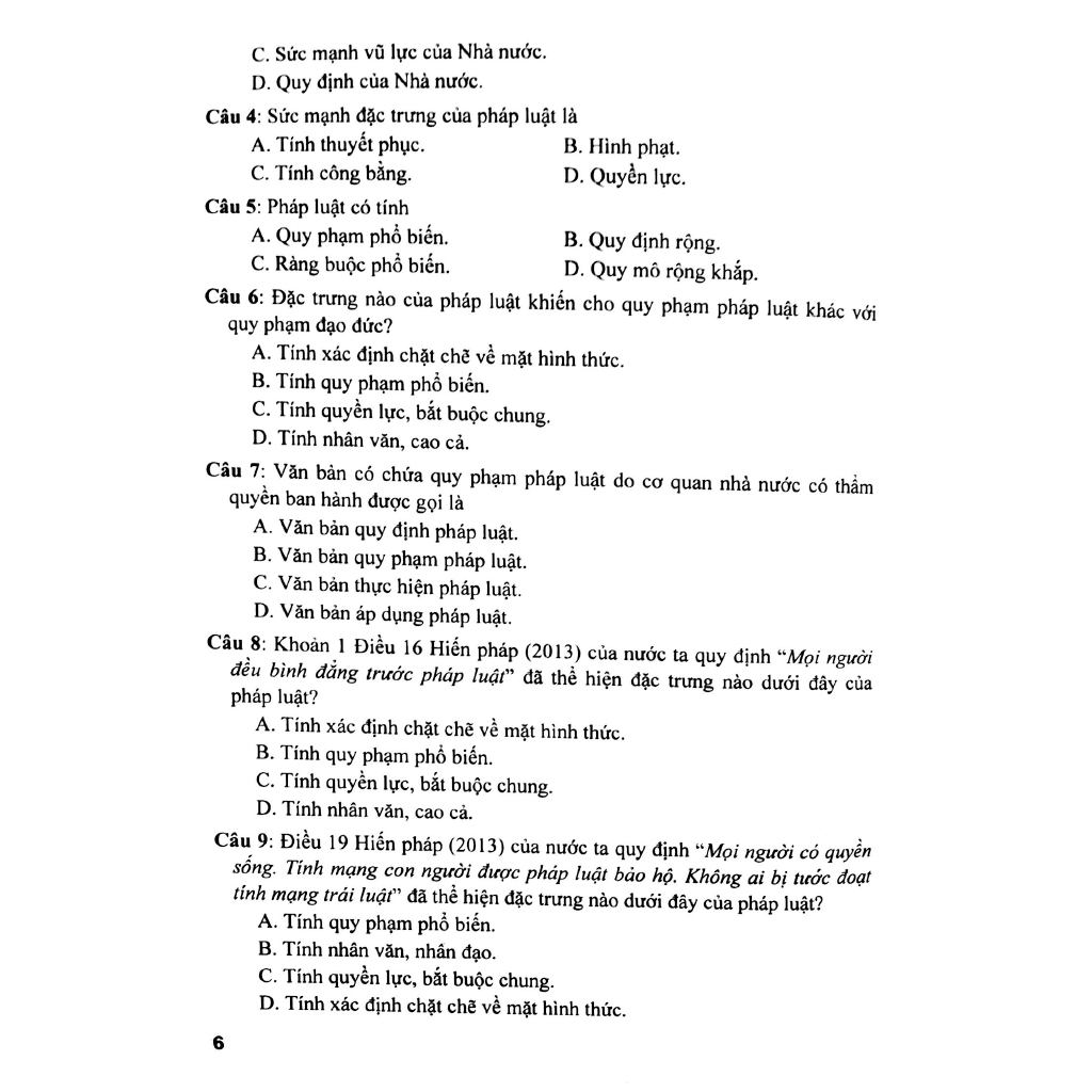 Sách - Câu Hỏi & Bài Tập Trắc Nghiệm Giáo Dục Công Dân
