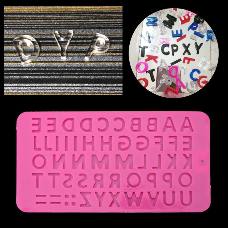 Khuôn Silicone Làm Đá Hình 26 Chữ Cái