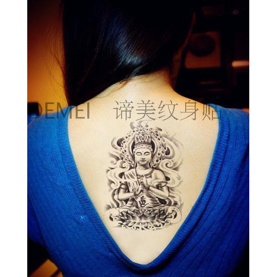 [ SIÊU GIẢM GIÁ TATTOO NAM ] Hình xăm dán tatoo Phật - miếng dán hình xăm đẹp dành cho nam