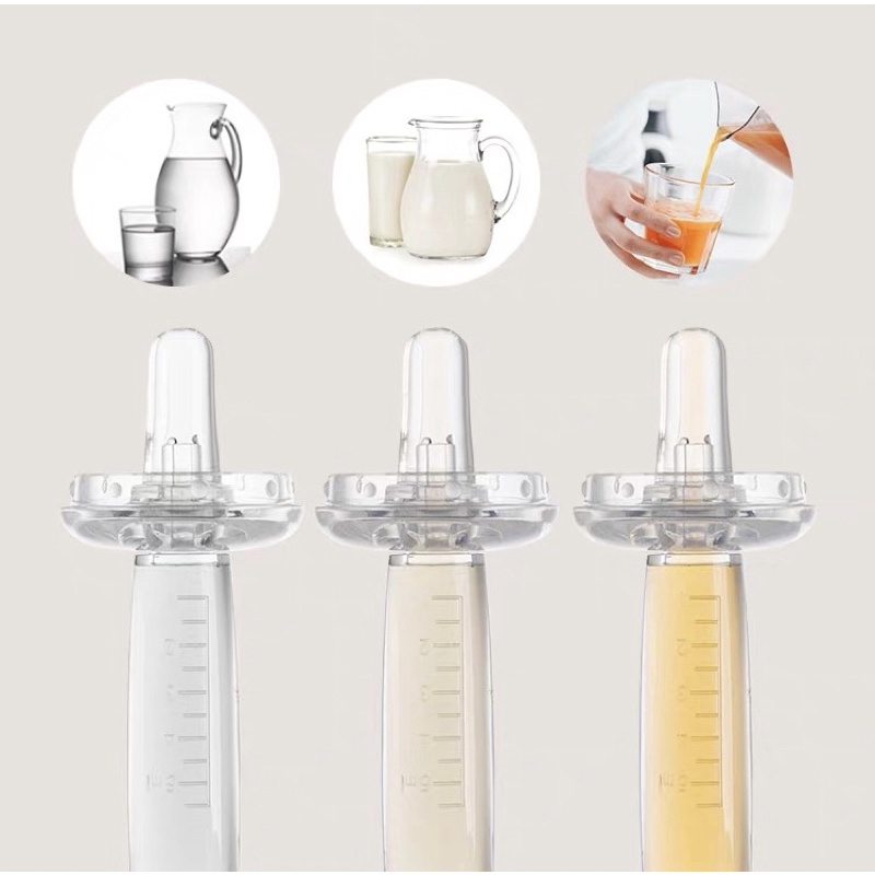 Dụng Cụ Cho Bé Uống Sữa Uống Th uốc Chống Sặc Tiện Dụng Tặng kèm hộp đựng và cọ rửa ống