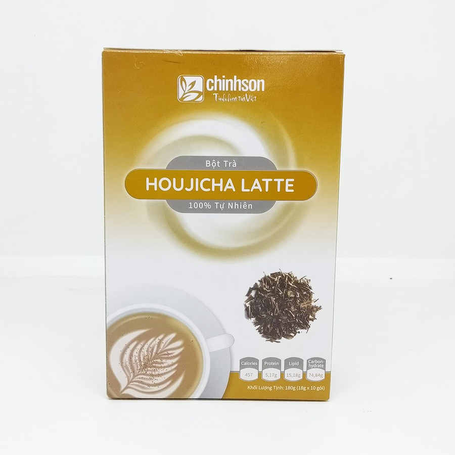 Bột Trà Rang Chính Sơn Houjicha Latte