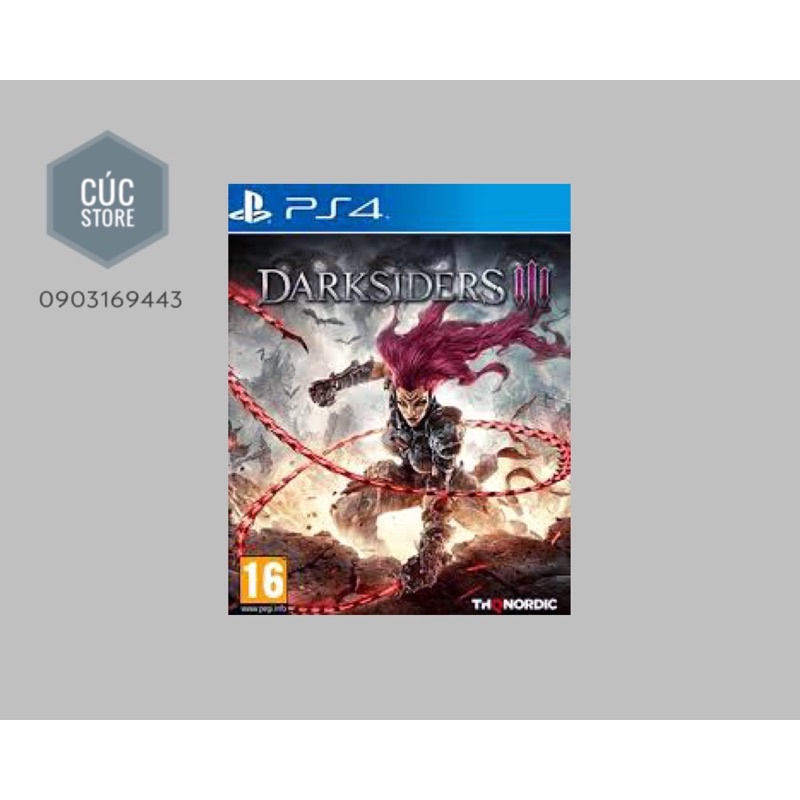 Đĩa chơi game PS4: Darksiders 3
