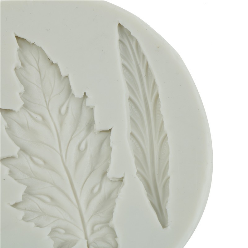 Khuôn Silicone Làm Bánh Hình Lá Cây Xinh Xắn