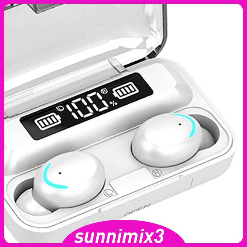 Tai Nghe Bluetooth 5.0 Không Dây F9-5 Tws 9d Âm Thanh Stereo Cho Ios / Android