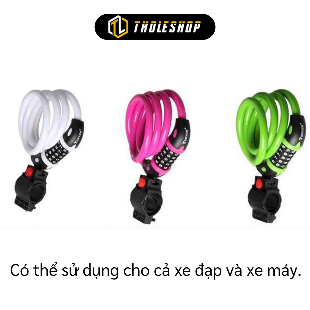 Khóa Xe - Ổ Khóa Dây Xe Đạp, Xe Máy 5 Số Cao Cấp Chống Trộm 3406