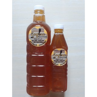 COMBO 2 CHAI (1L VÀ 500ML)  MẬT ONG NGUYÊN CHẤT ĐƯỢC TÙY CHỌN LOẠI MẬT ONG