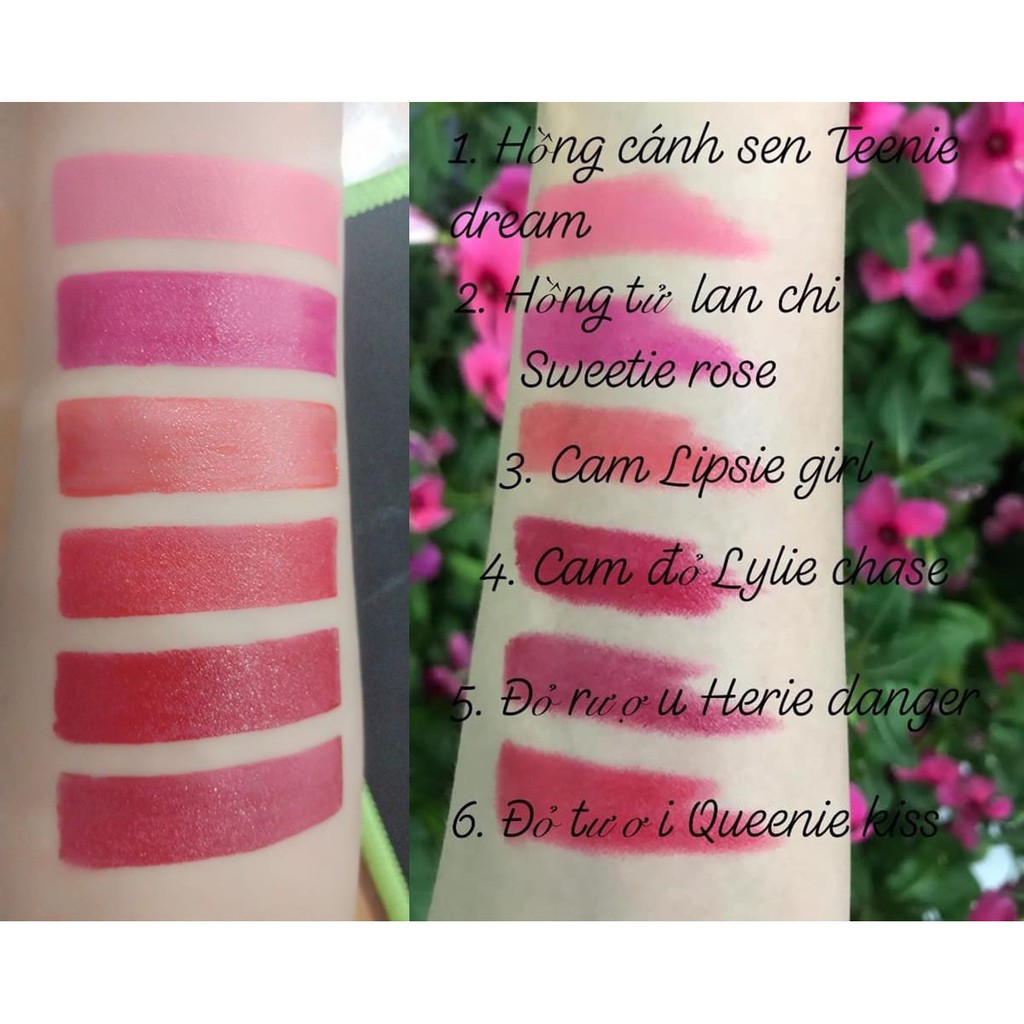 Son Semi-matte Đẹp Lạy Hồn SOFT TOUCH LIP CRAYON (QUEENIE KISS)