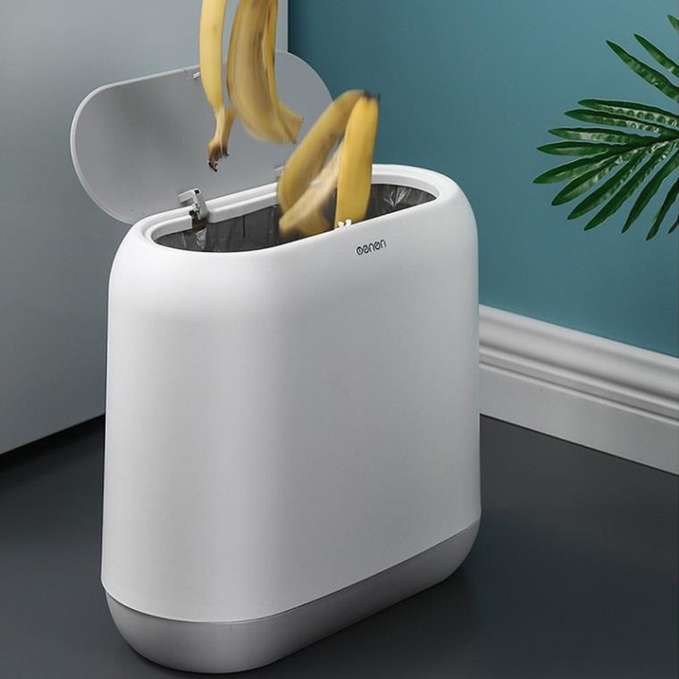 Thùng đựng rác Ecoco 10l nắp mở thông minh đẹp sang trọng ( tuyển khách sỉ)