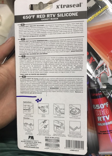 Keo tạo gioăng x'traseal 32gm