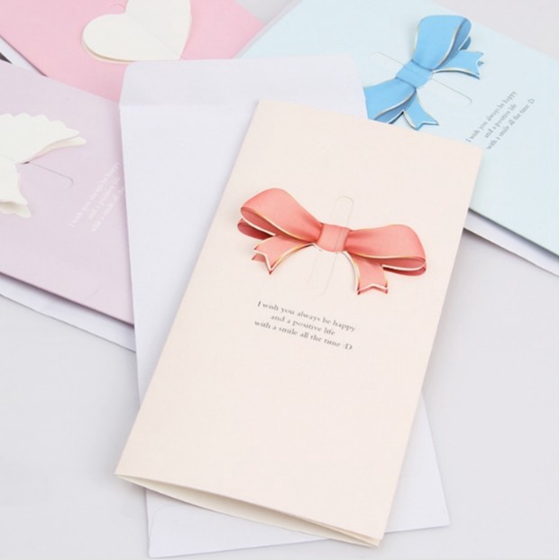 Thiệp 3D Hình Trái Tim Xinh Xắn