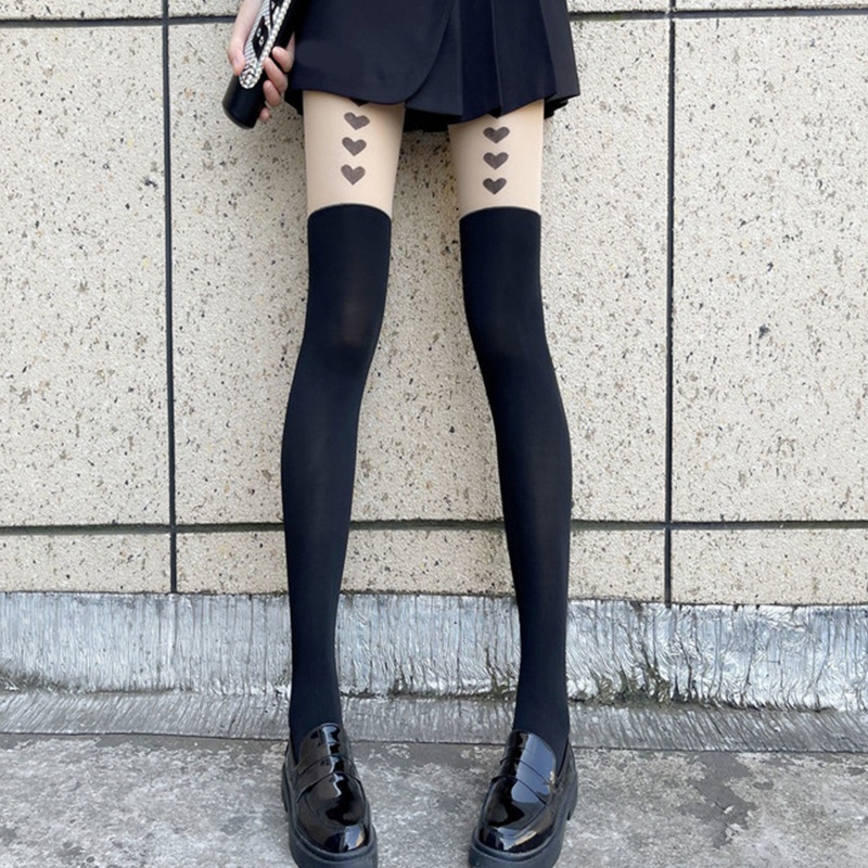 Vớ Dài Qua Gối Phong Cách Lolita Dễ Thương Quyến Rũ Cho Nữ