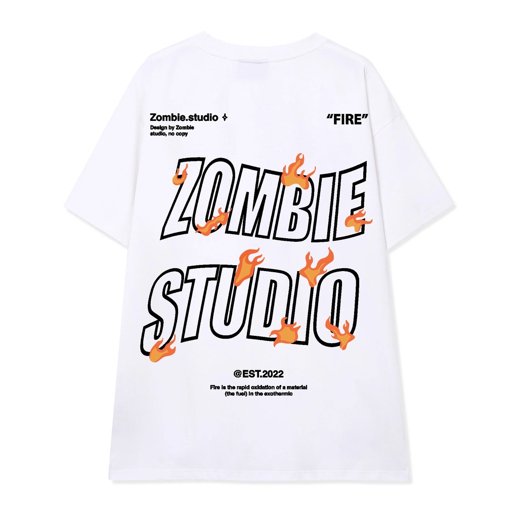 Áo Thun Local Brand Zombie Tee Fire