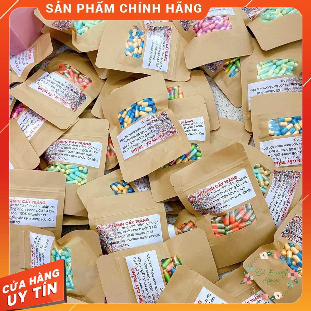 [SIÊU RẺ] Cấy Trắng Vĩnh Viễn, Vitamin Siêu Cấy Trắng Gấp 10 Lần, Trắng Nhanh Cấp Tốc, Hiệu Quả Trắng Siêu Tốc