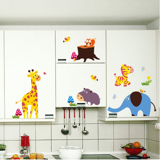 Decal trang trí tường - Thú Vui Chơi đơn lẻ mới