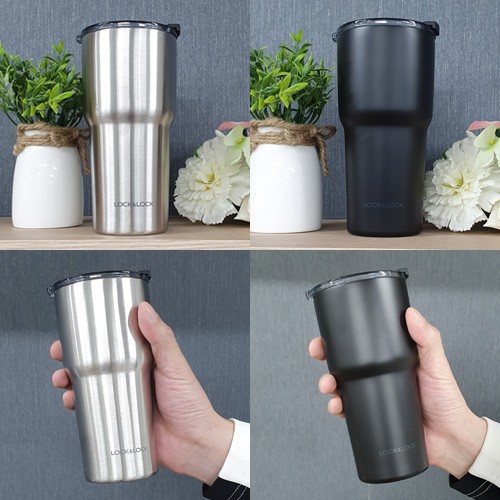 Ly giữ nhiệt Lock&Lock Swing tumbler - 350ml, màu đen LHC4179BLK