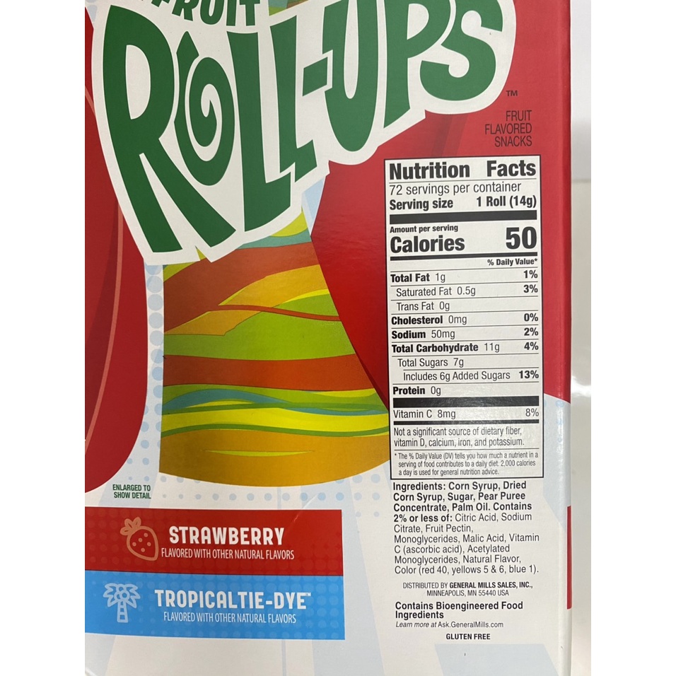 Kẹo cuộn Fruits Roll-Ups