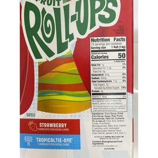 [CHUẨN MỸ] Kẹo cuộn Fruits Roll-Ups (Lẻ 1 cuộn)