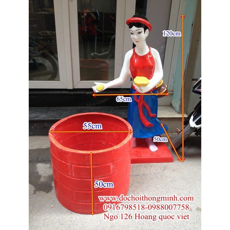 Tượng cô Tấm, vườn trường