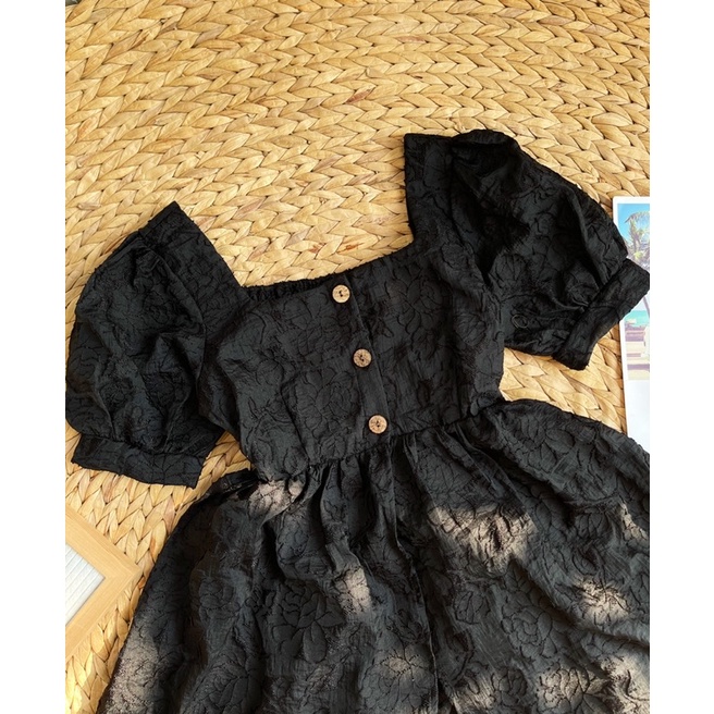 Áo babydoll xẻ 3 màu