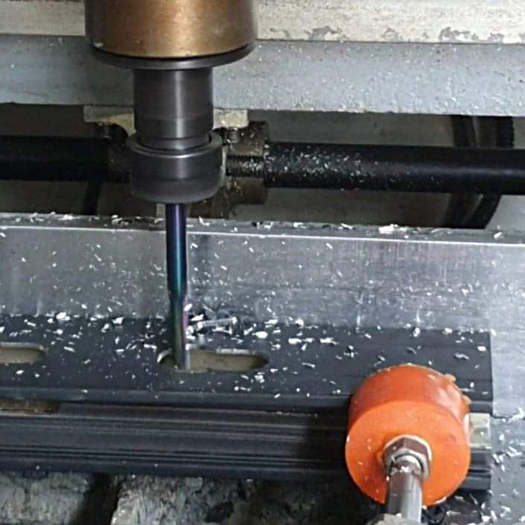 Mũi phay khoét khóa cửa nhôm phi 6-8mm cao cấp nhập Đức siêu ngọt