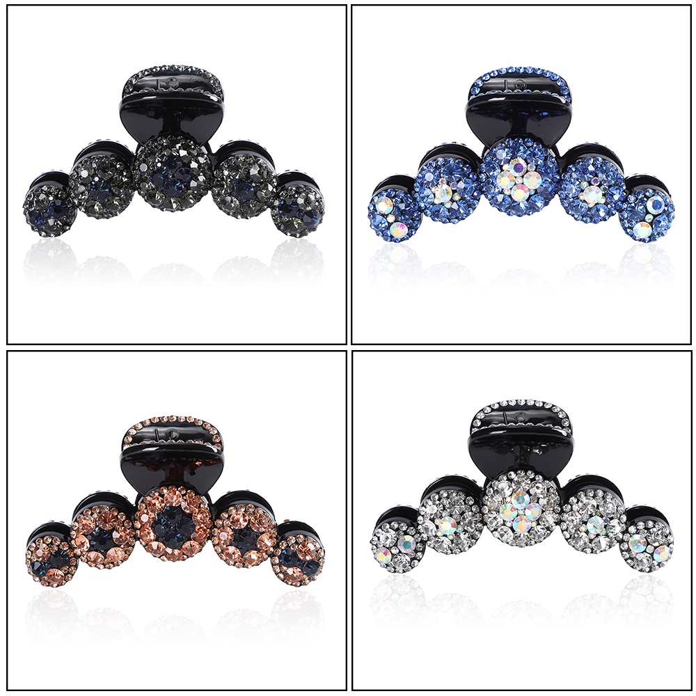 Haimeikang Hàn Quốc Rhinestone Kẹp tóc Acrylic Pha lê Kim cương Tóc Kẹp Nữ Thời trang Phụ kiện tóc