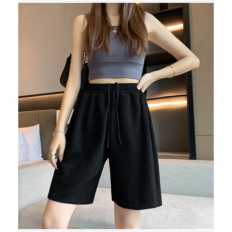 Quần Short Form Rộng TÚI HEART Chất Thun Cotton Dày Dặn_VIETCEN