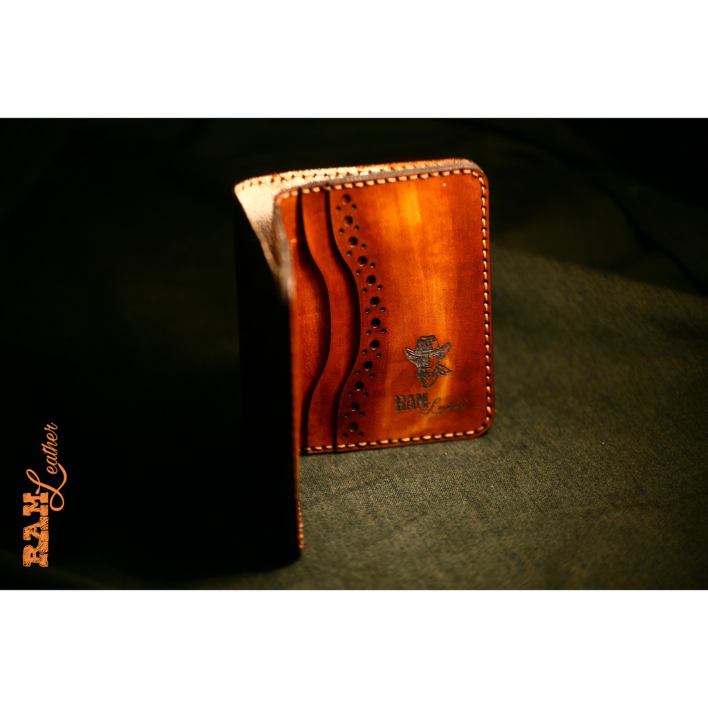 Ví nam Nữ Handmade Da Bò Italia Vegtan RAM Leather One Special Da Bò Italia Vegtan