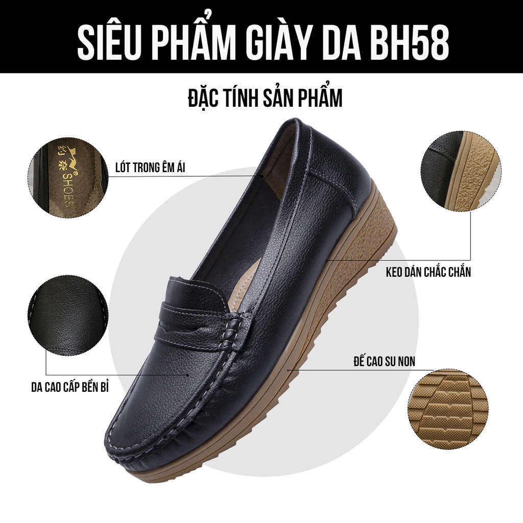 Giày nữ đế bệt timan bh58 êm chân chắc chắn nhẹ nhàng bảo hành 1 năm - ảnh sản phẩm 8