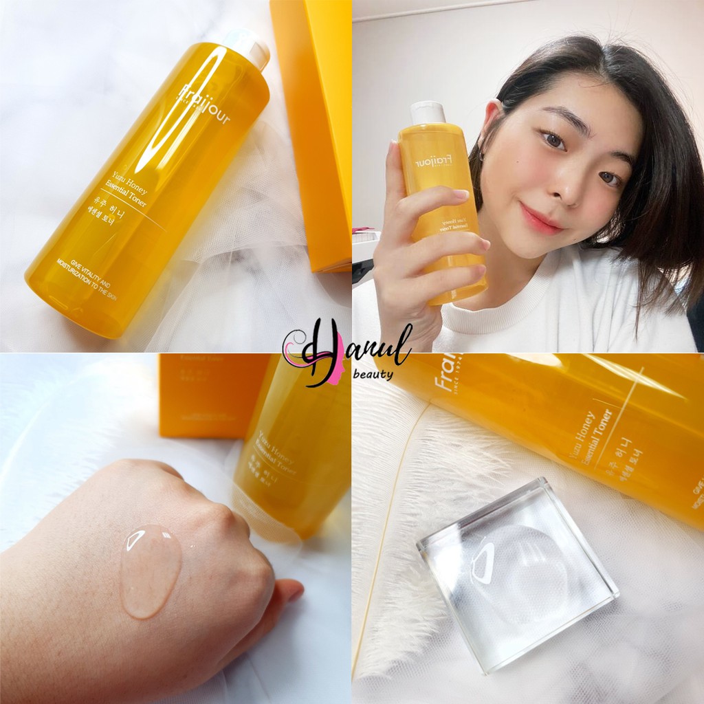 Toner FRAIJOUR dưỡng sáng da Yuzu Honey Essential Toner 250ml