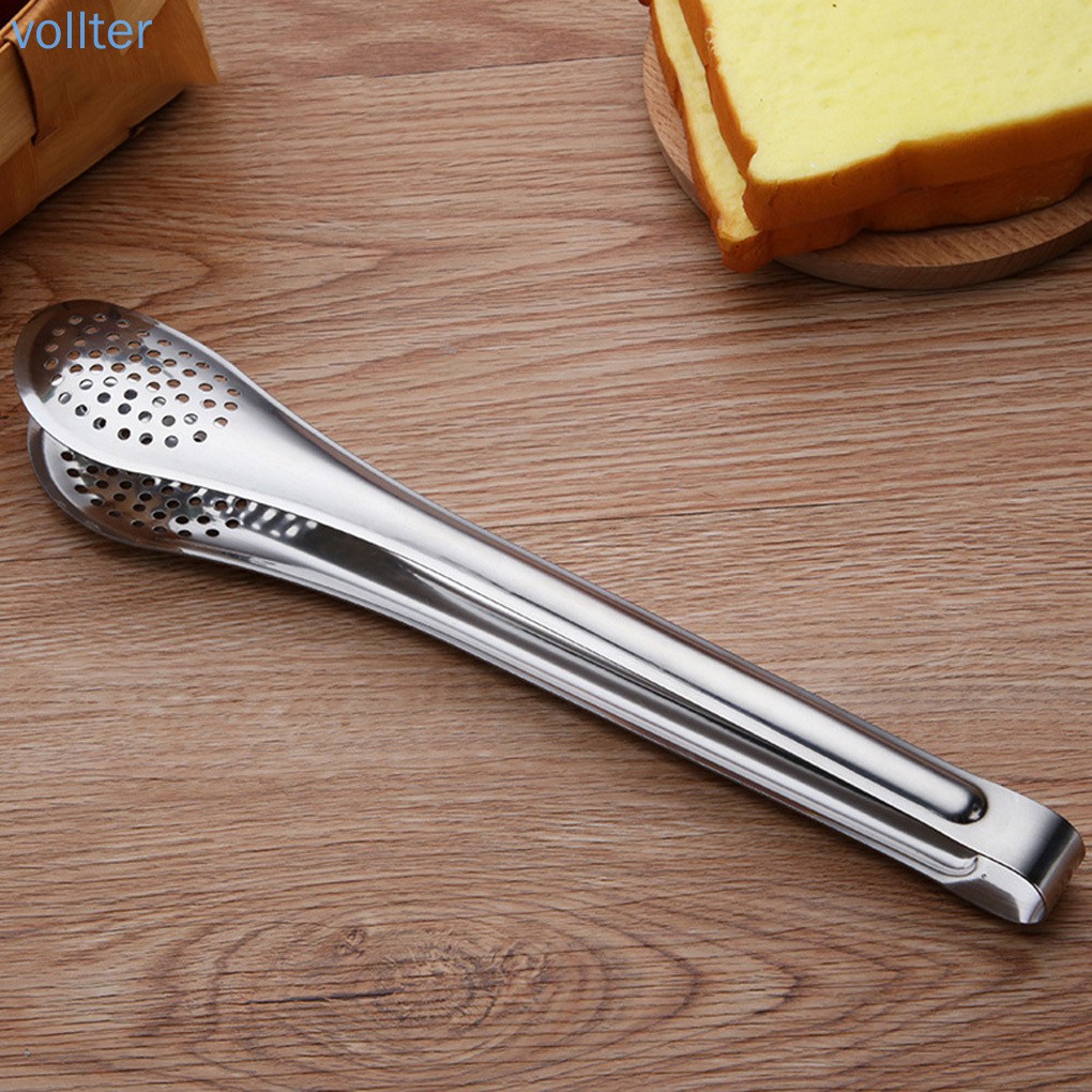 Kẹp gắp thực phẩm bằng thép không gỉ tiện dụng