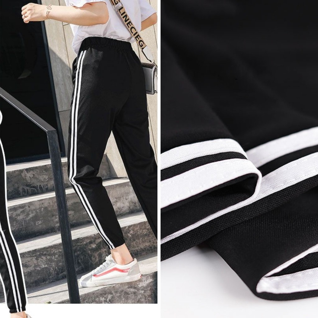 Bộ thể thao Set Quần Jogger Line Phối Áo Thun Tay Lỡ Capsule Corp Unisex cho nam và nữ FREESHIP EXTRA