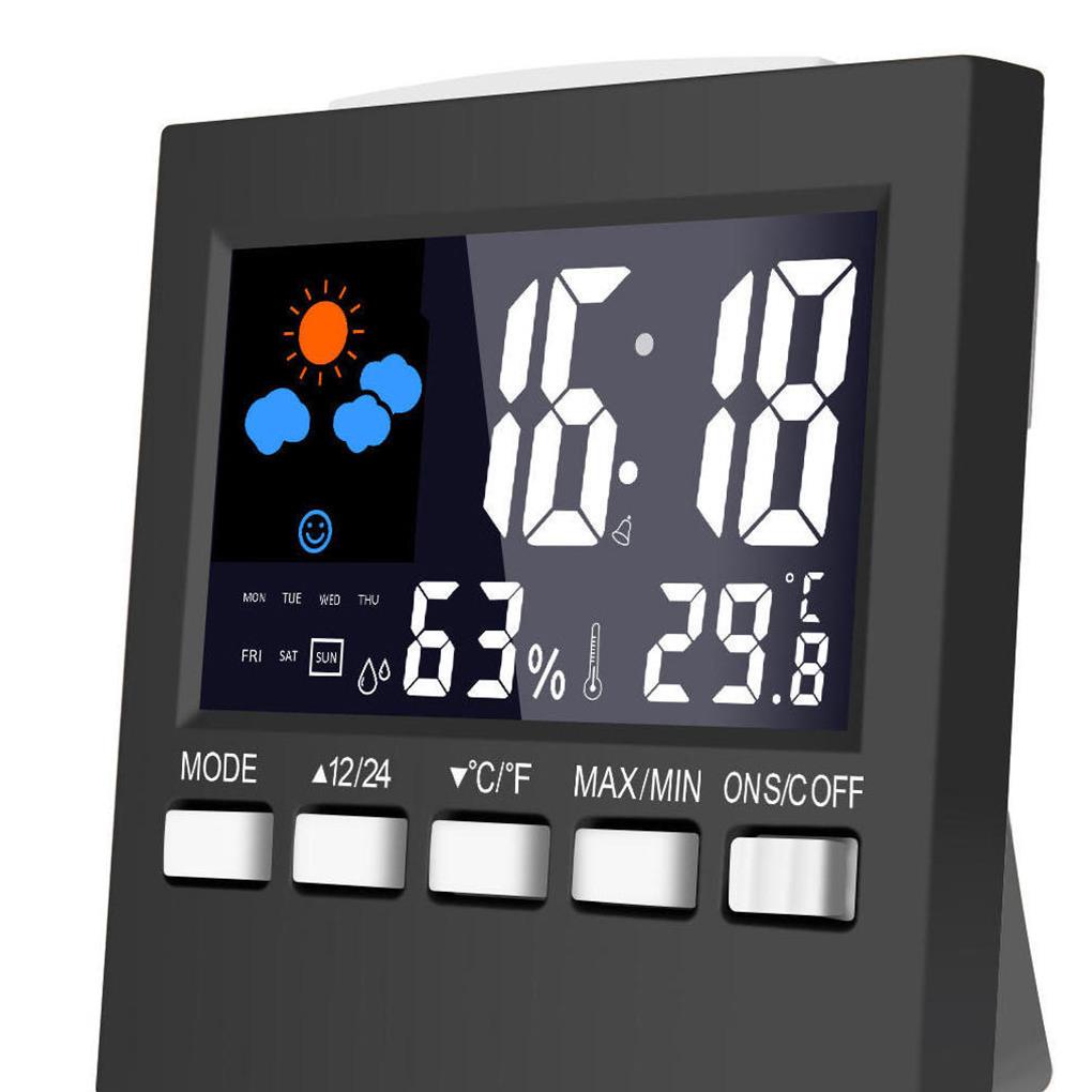 Đồng Hồ Điện Tử Màn Hình LCD Hiển Thị Ngày Tháng